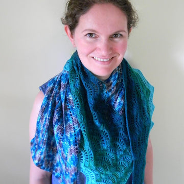 Counting Waves Shawl