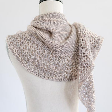 Touch Of Lace Crescent Shawl