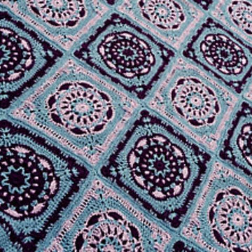 Daisy Girl Afghan Square
