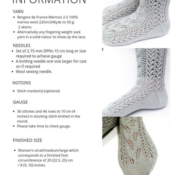 Leaf Lace Socks
