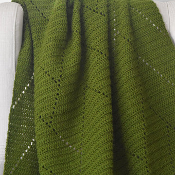Magnolia Herringbone Blanket