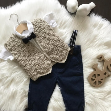 Harmony Basketweave Vest N 633