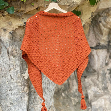 Hazel Dots Shawl