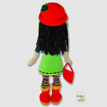 21 inch crochet doll pattern PDF, Large amigurumi doll, Emma