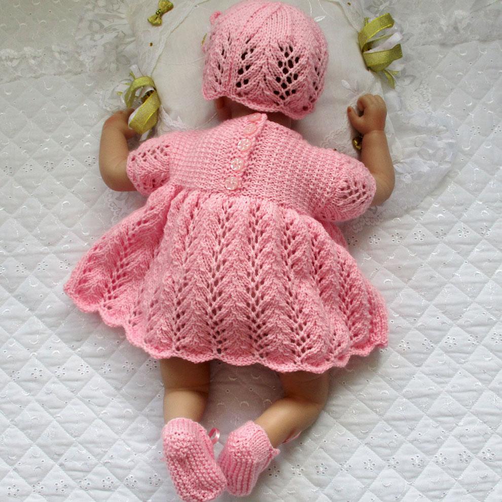 Dolls Dress Set knitting Pattern