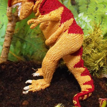 Tony the Tyrannosaurus Rex toy knitting pattern
