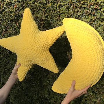 Pillow Moon and Star