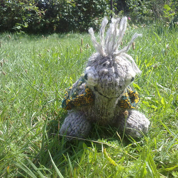 Süße Schildkröte, gestrickt