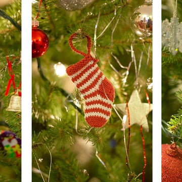 Mini Christmas stocking ornament