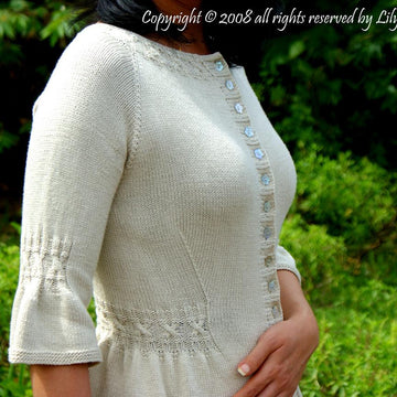 Simple Cable Cardigan