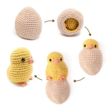 Henrietta the Hen with Reversible Egg to Chick