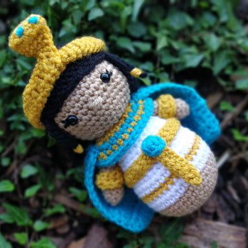 Iconic People Set 2 Merkel Darwin Marie Curie Gandhi Newton Cleopatra Einstein Queen Elizabeth II Amigurumi crochet