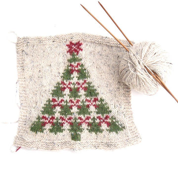 Fair Isle Christmas Tree charts & cushion cover