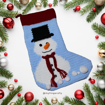 Snowman Christmas Stocking