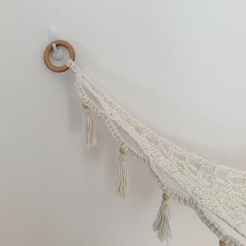 Bohemian Crochet Toy Hammock