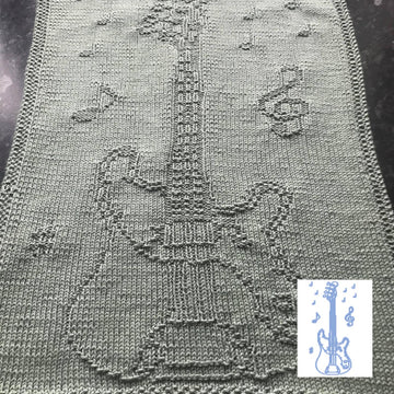 Nr. 494 Electric guitar guest towel