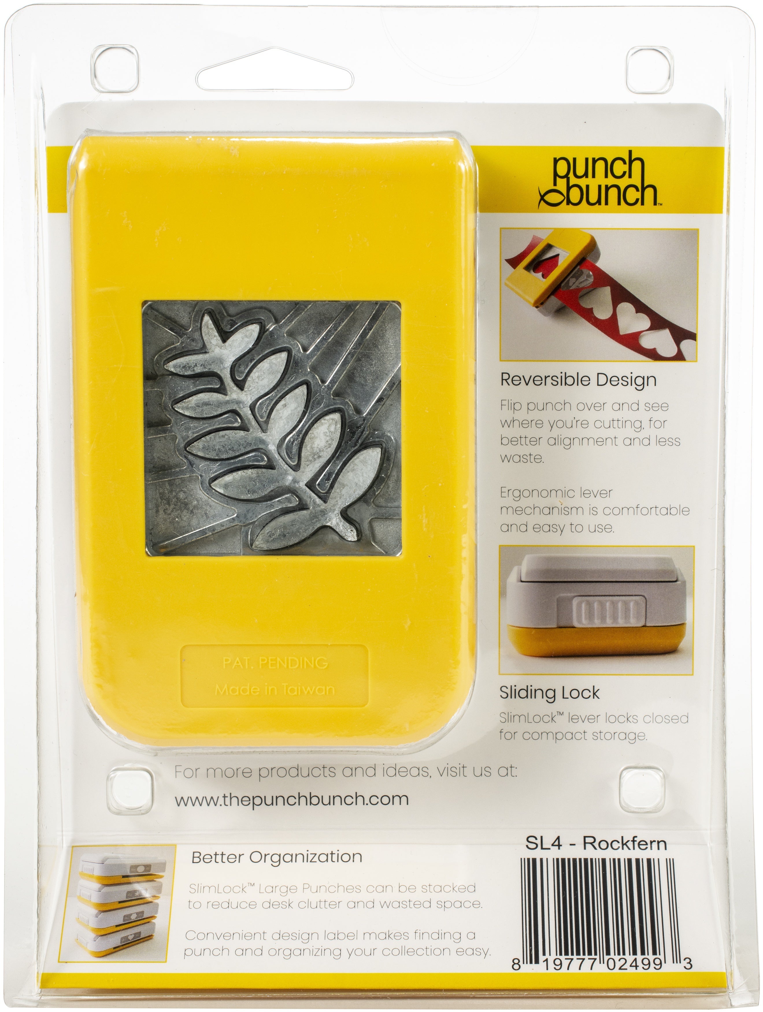 Punch Bunch SlimLock Large Punch - Rockfren 1-5/8"X1.75"