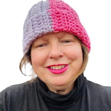 Two Tone Crochet Beanie