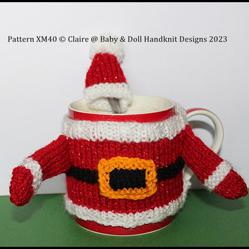 Christmas Mug Cosies and Teaspoon Hats