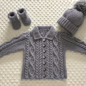 Kieran Aran Coat Set