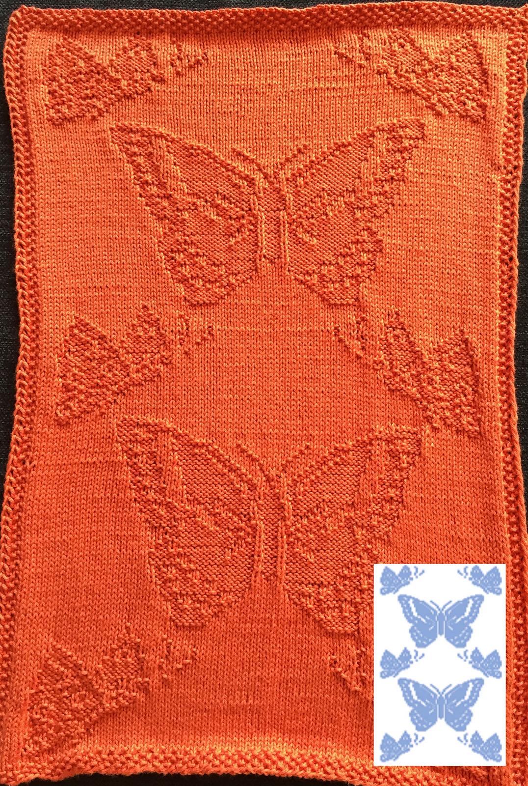 Nr. 59 Butterfly guest towel