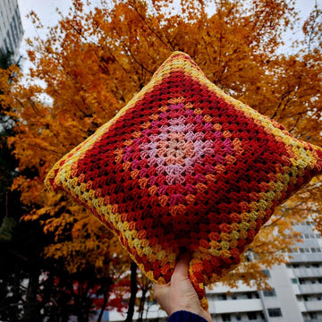 Sunset Dream Granny Cushion