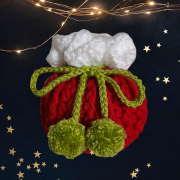 Crochet Drawstring Pouch Gift Bags
