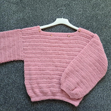 Crochet The Petite Fleur Sweater Pattern
