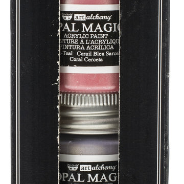Prima Marketing Finnabair Art Alchemy Opal Magic Acrylic Paint Set 3/Pkg - Mermaid, 1.7 Fl Oz Each