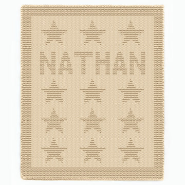 Knitting Pattern NATHAN knit chunky newborn blanket Knit-Purl only, New Baby star motif easy beginner receiving stroller throw