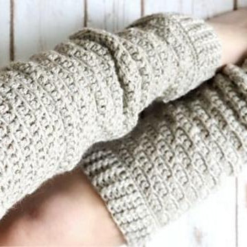 Slouchy Crochet Leg Warmers