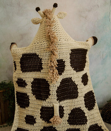 Hooded Giraffe Blanket