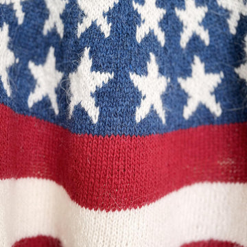 US Flag Icelandic Lopapeysa Sweater