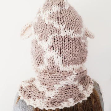 Georgie the Giraffe Hooded Scarf