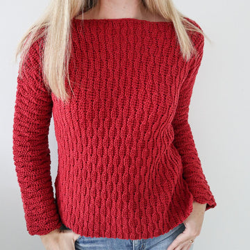 Deco Waves Sweater