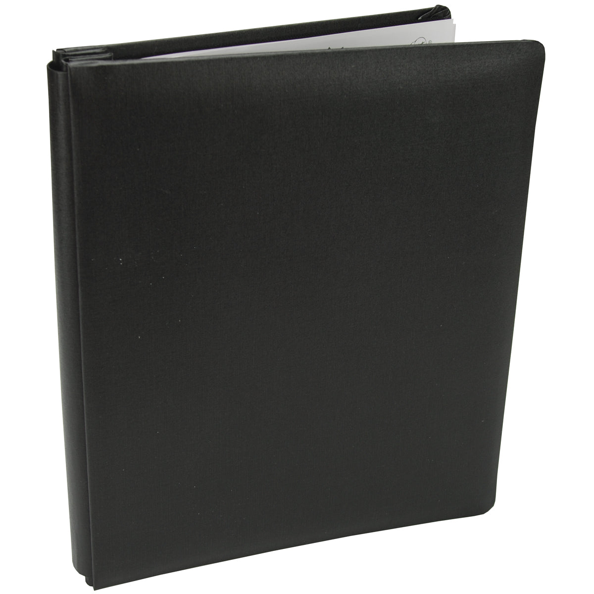 Pioneer Family Treasures Fabric Post Bound Album 8.5"X11" - Black