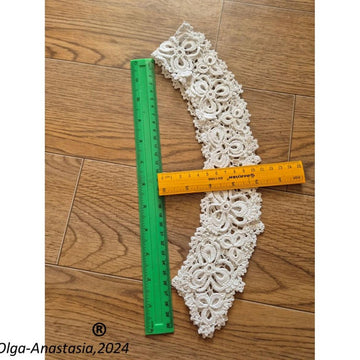 Easy detachable collar crochet 2