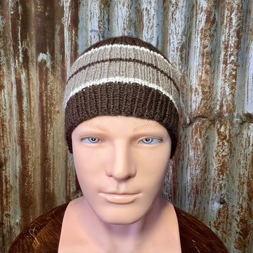 Bowie Beanie -- a loom knit pattern