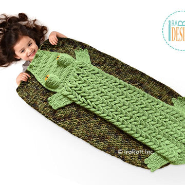 Snappy Simon Crocodile Sleeping Blanket Bag