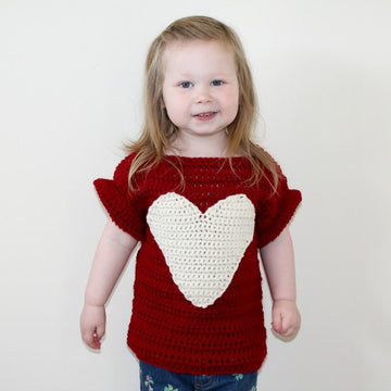 PDF08 Crochet Heart Sweater
