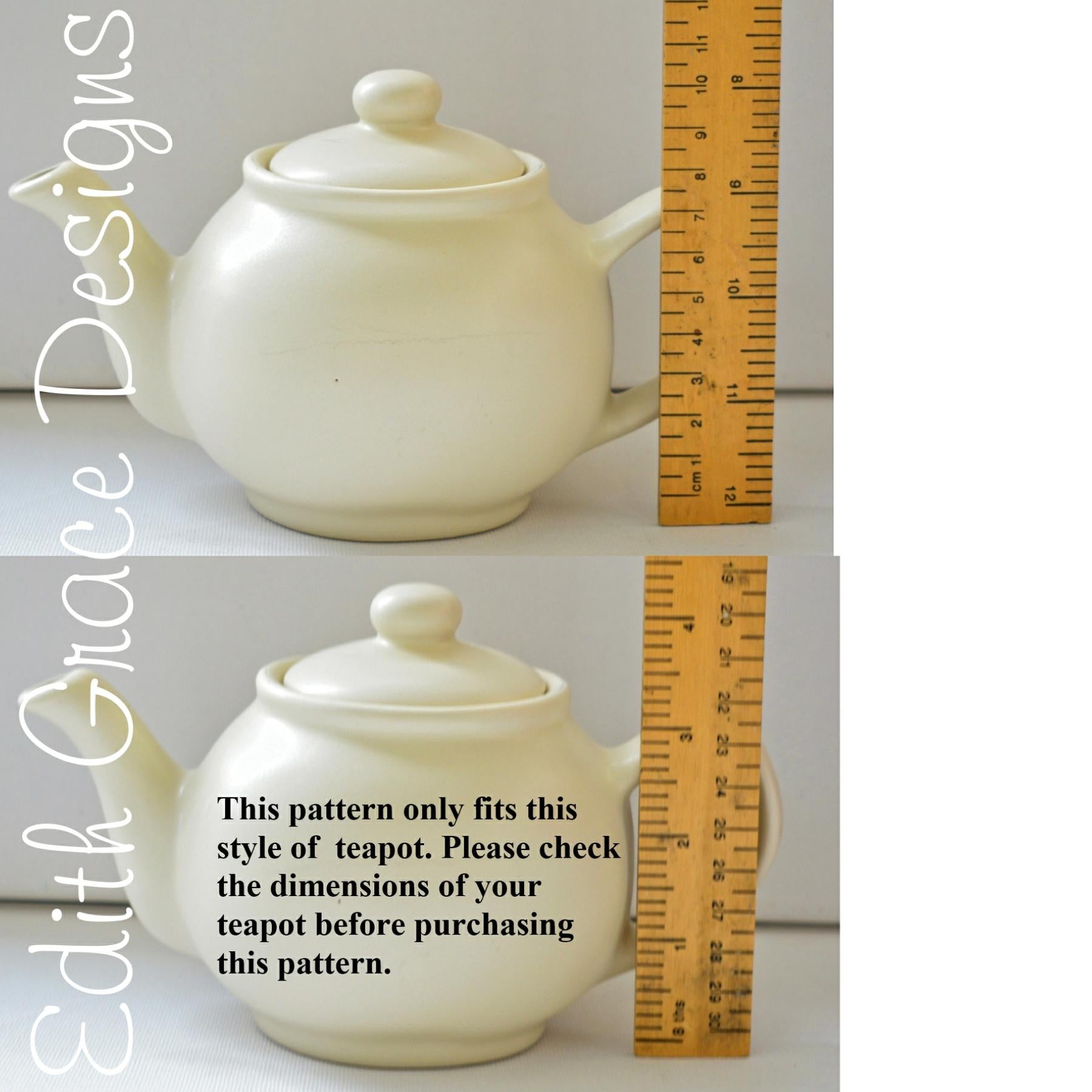 Diamond Fair Isle 2 Cup Teapot Cosy Knitting Pattern
