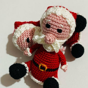 Santa keychain