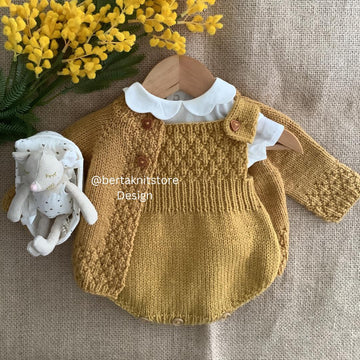 Pineapple Cardigan and Romper