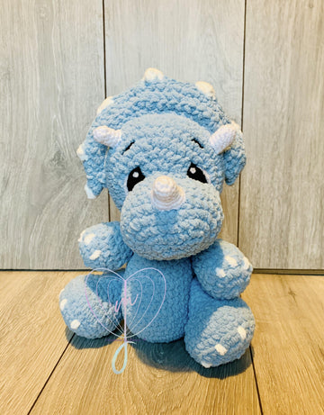 Triceratops Dinosaur crochet pattern