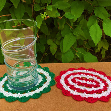 Oval Christmas coaster II by HueLaVive