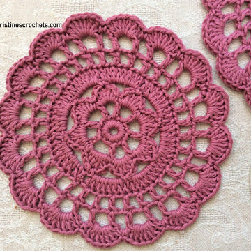 Floral Rose Coaster