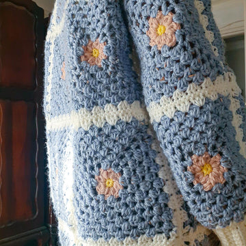 Granny Square Chunky Cardigan