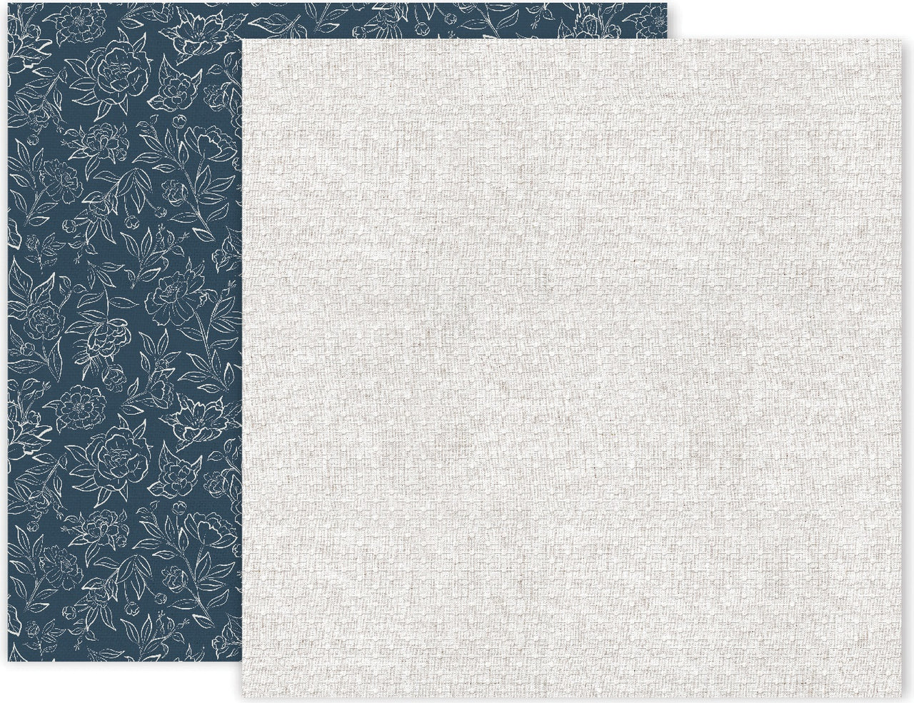 American Crafts Indigo & Ivy Double-Sided Cardstock 12"X12" 25/Pkg - #4