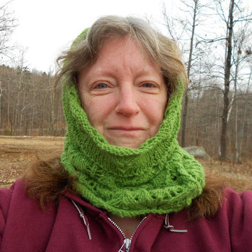 Swirling Leaves Neck Warmer