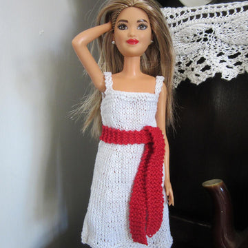 1:12th and 1:6th scale Ladies Christmas dress